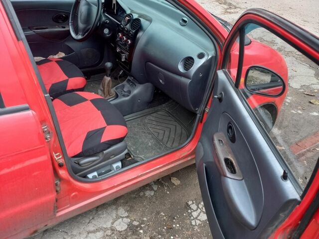 Красный Дэу Матиз, объемом двигателя 0.8 л и пробегом 151 тыс. км за 1500 $, фото 8 на Automoto.ua