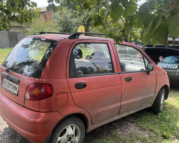 Червоний Деу Матіз, об'ємом двигуна 0.8 л та пробігом 150 тис. км за 2000 $, фото 1 на Automoto.ua