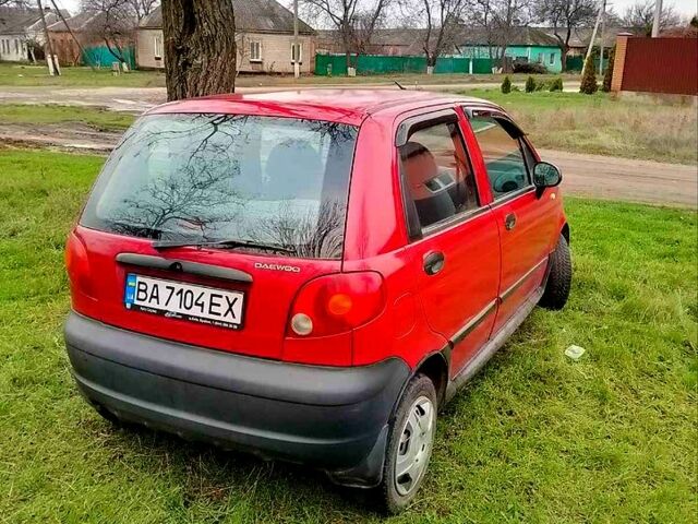 Червоний Деу Матіз, об'ємом двигуна 1 л та пробігом 0 тис. км за 2200 $, фото 1 на Automoto.ua
