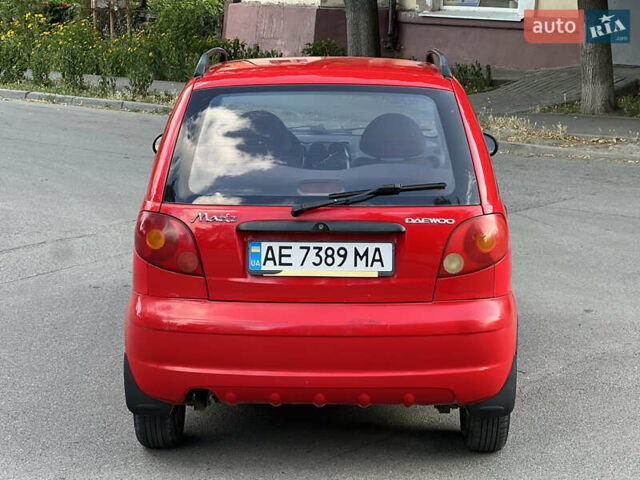 Красный Дэу Матиз, объемом двигателя 0.8 л и пробегом 157 тыс. км за 1500 $, фото 4 на Automoto.ua