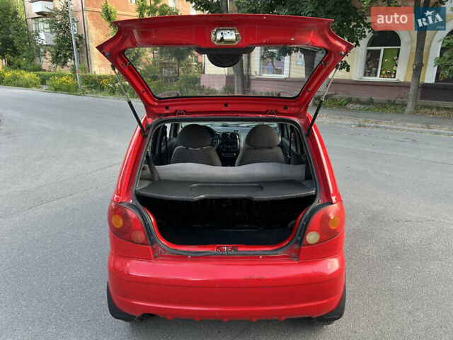 Красный Дэу Матиз, объемом двигателя 0.8 л и пробегом 157 тыс. км за 1500 $, фото 16 на Automoto.ua