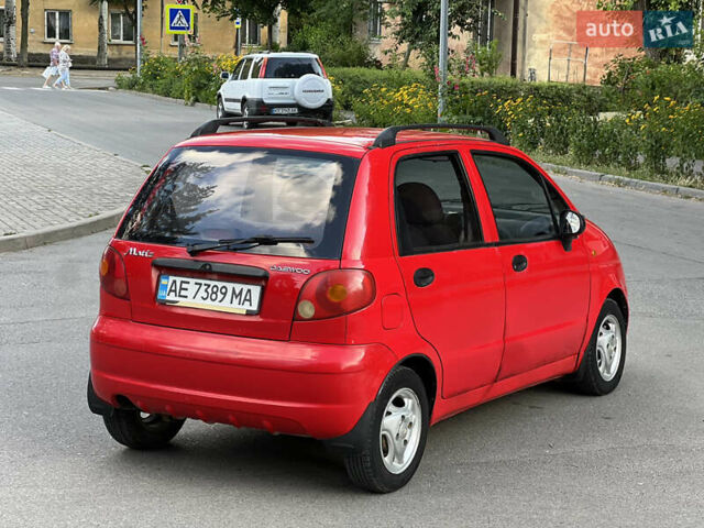 Красный Дэу Матиз, объемом двигателя 0.8 л и пробегом 157 тыс. км за 1500 $, фото 3 на Automoto.ua