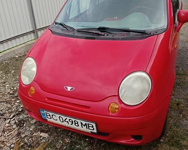 Красный Дэу Матиз, объемом двигателя 0.8 л и пробегом 234 тыс. км за 1200 $, фото 2 на Automoto.ua