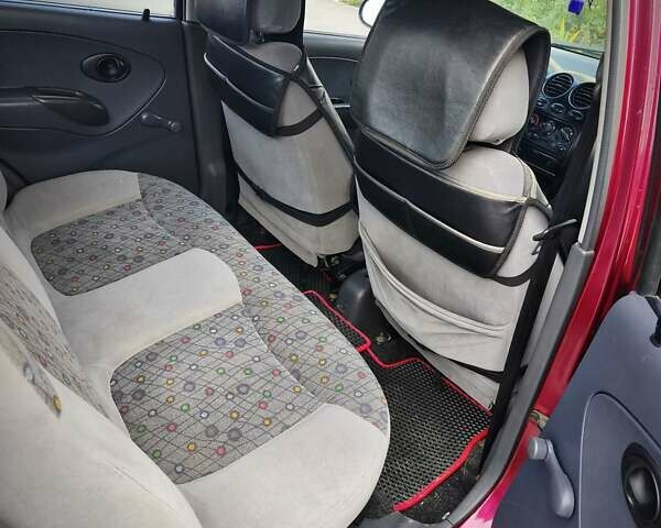 Красный Дэу Матиз, объемом двигателя 0.8 л и пробегом 163 тыс. км за 2700 $, фото 8 на Automoto.ua