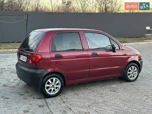 Красный Дэу Матиз, объемом двигателя 0.8 л и пробегом 155 тыс. км за 2800 $, фото 3 на Automoto.ua
