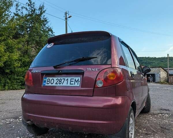 Красный Дэу Матиз, объемом двигателя 0.8 л и пробегом 118 тыс. км за 3000 $, фото 3 на Automoto.ua