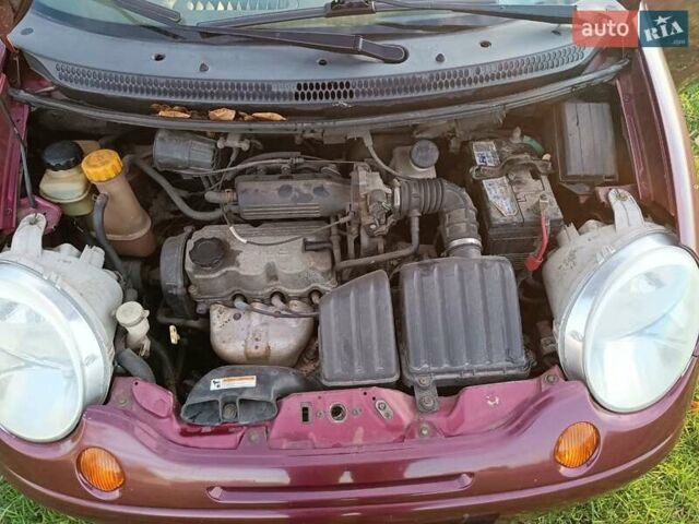 Красный Дэу Матиз, объемом двигателя 0.8 л и пробегом 138 тыс. км за 2500 $, фото 7 на Automoto.ua
