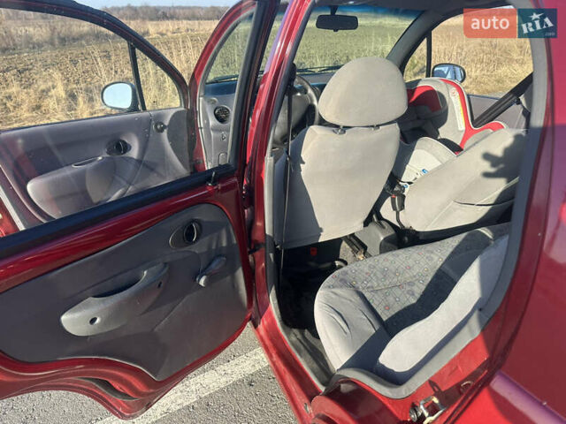 Червоний Деу Матіз, об'ємом двигуна 0.8 л та пробігом 142 тис. км за 1999 $, фото 14 на Automoto.ua