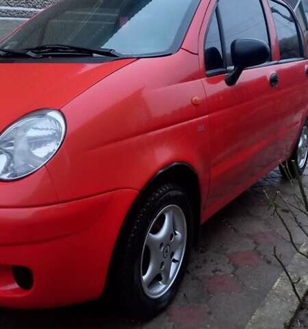 Червоний Деу Матіз, об'ємом двигуна 0.8 л та пробігом 130 тис. км за 2500 $, фото 1 на Automoto.ua