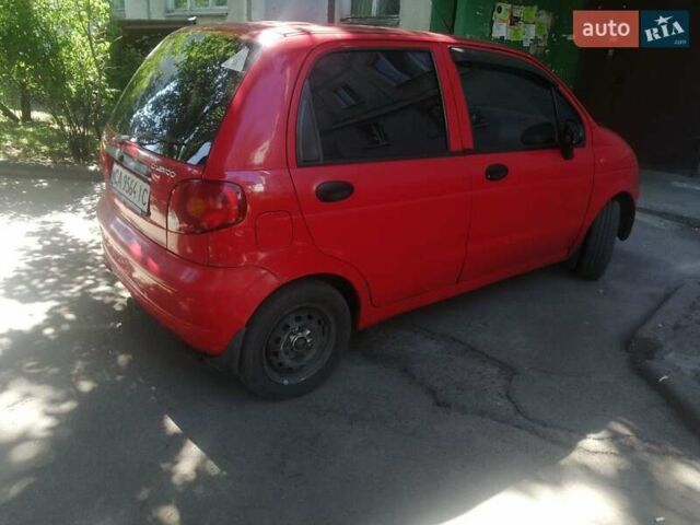 Червоний Деу Матіз, об'ємом двигуна 0.8 л та пробігом 120 тис. км за 2499 $, фото 1 на Automoto.ua