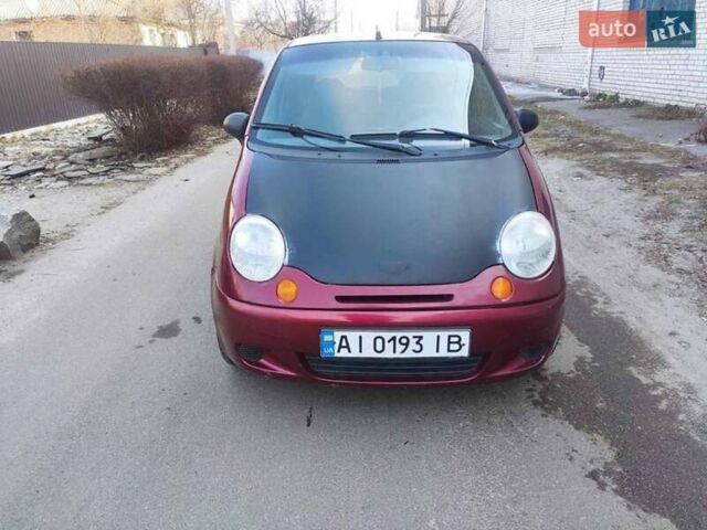 Красный Дэу Матиз, объемом двигателя 0.8 л и пробегом 141 тыс. км за 2450 $, фото 2 на Automoto.ua