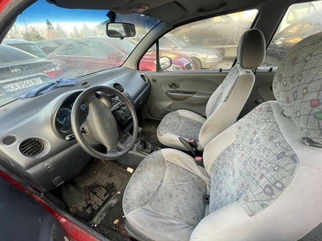 Красный Дэу Матиз, объемом двигателя 0.8 л и пробегом 132 тыс. км за 600 $, фото 6 на Automoto.ua