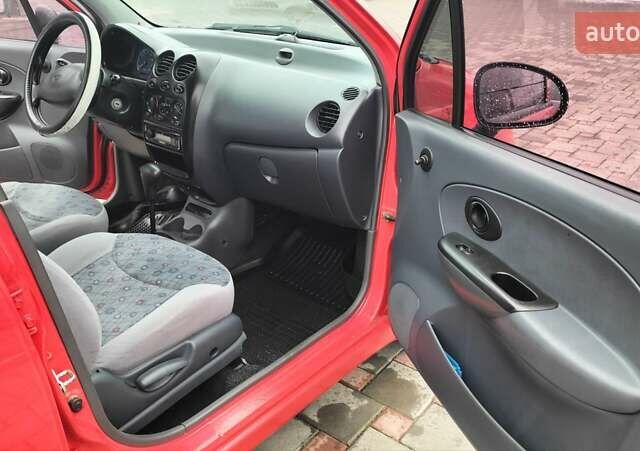 Красный Дэу Матиз, объемом двигателя 0.8 л и пробегом 119 тыс. км за 4000 $, фото 14 на Automoto.ua