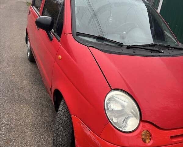 Красный Дэу Матиз, объемом двигателя 0.8 л и пробегом 132 тыс. км за 2200 $, фото 2 на Automoto.ua