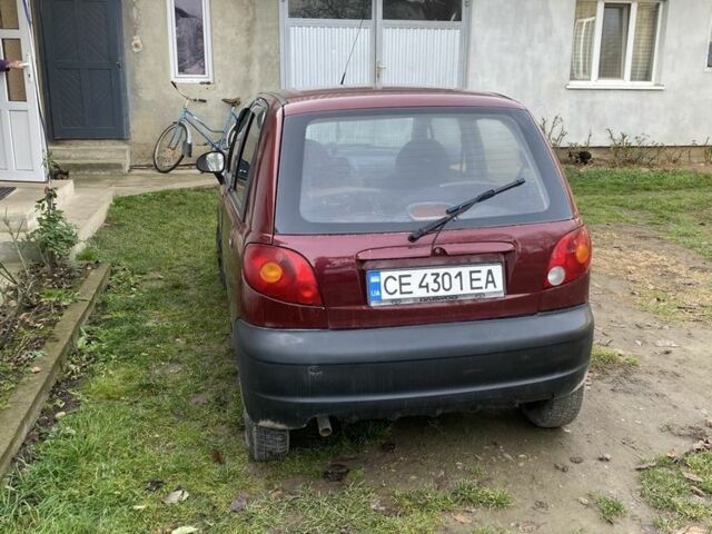 Красный Дэу Матиз, объемом двигателя 0.8 л и пробегом 3 тыс. км за 2000 $, фото 3 на Automoto.ua