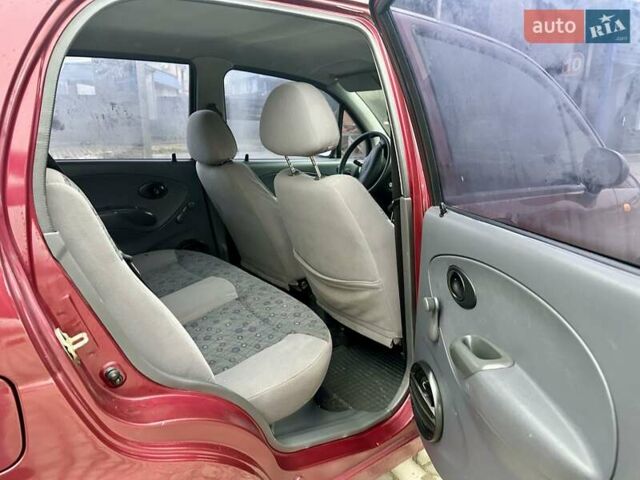 Красный Дэу Матиз, объемом двигателя 0.8 л и пробегом 174 тыс. км за 2700 $, фото 10 на Automoto.ua