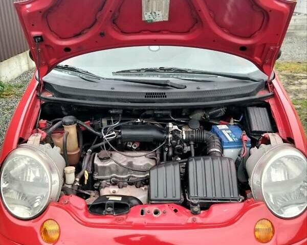 Красный Дэу Матиз, объемом двигателя 0.8 л и пробегом 120 тыс. км за 2200 $, фото 9 на Automoto.ua