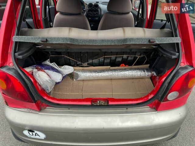 Красный Дэу Матиз, объемом двигателя 1 л и пробегом 111 тыс. км за 1700 $, фото 25 на Automoto.ua