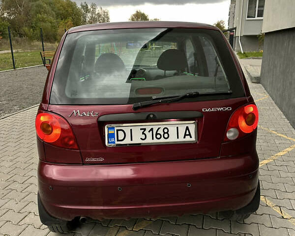 Красный Дэу Матиз, объемом двигателя 0.8 л и пробегом 175 тыс. км за 2850 $, фото 11 на Automoto.ua