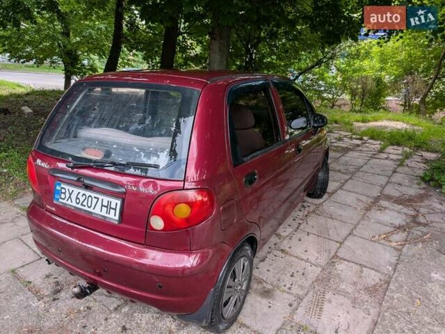 Червоний Деу Матіз, об'ємом двигуна 0.8 л та пробігом 128 тис. км за 2100 $, фото 5 на Automoto.ua