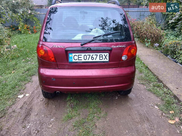 Червоний Деу Матіз, об'ємом двигуна 0.8 л та пробігом 156 тис. км за 3200 $, фото 1 на Automoto.ua