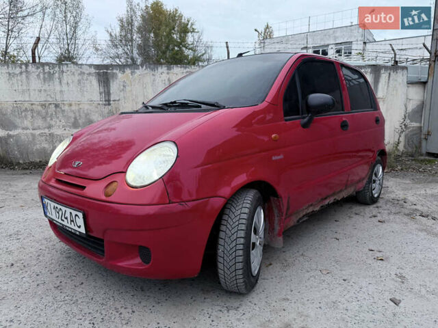 Красный Дэу Матиз, объемом двигателя 0.8 л и пробегом 180 тыс. км за 1750 $, фото 1 на Automoto.ua