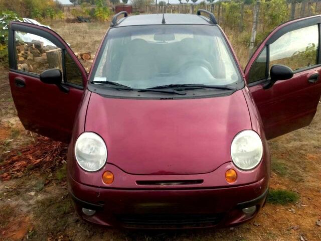 Красный Дэу Матиз, объемом двигателя 0.8 л и пробегом 121 тыс. км за 3000 $, фото 8 на Automoto.ua