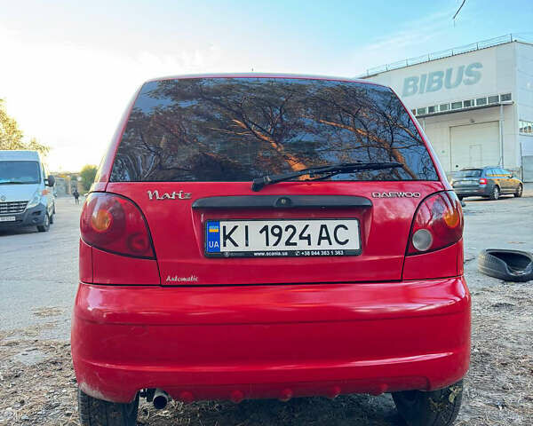 Красный Дэу Матиз, объемом двигателя 0.8 л и пробегом 180 тыс. км за 1950 $, фото 7 на Automoto.ua