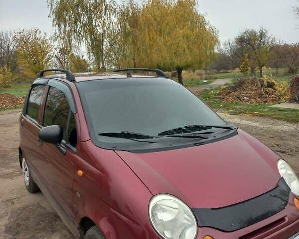 Красный Дэу Матиз, объемом двигателя 0.8 л и пробегом 158 тыс. км за 2900 $, фото 5 на Automoto.ua