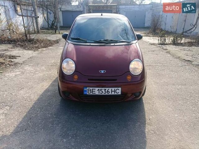 Красный Дэу Матиз, объемом двигателя 0.8 л и пробегом 136 тыс. км за 3000 $, фото 4 на Automoto.ua