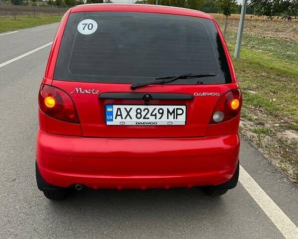 Красный Дэу Матиз, объемом двигателя 0.8 л и пробегом 124 тыс. км за 2850 $, фото 1 на Automoto.ua