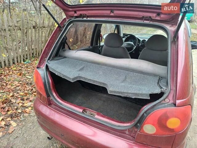 Красный Дэу Матиз, объемом двигателя 0.8 л и пробегом 135 тыс. км за 2550 $, фото 11 на Automoto.ua