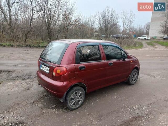 Червоний Деу Матіз, об'ємом двигуна 0.8 л та пробігом 186 тис. км за 2650 $, фото 1 на Automoto.ua