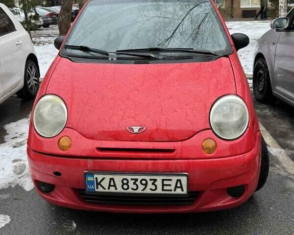 Красный Дэу Матиз, объемом двигателя 0.8 л и пробегом 176 тыс. км за 1600 $, фото 3 на Automoto.ua