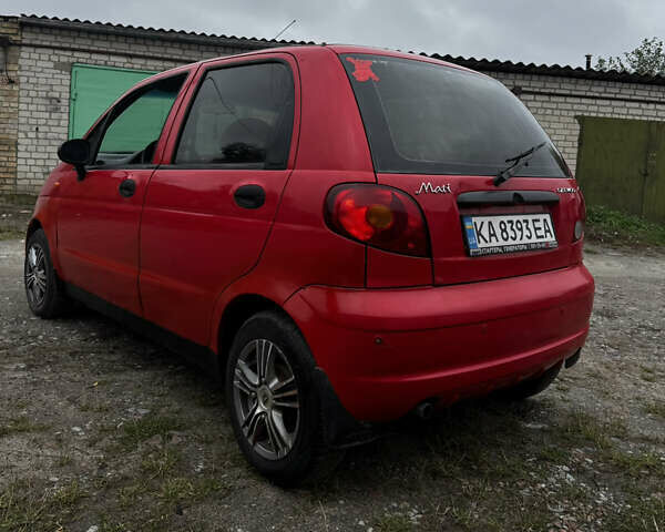 Червоний Деу Матіз, об'ємом двигуна 0.8 л та пробігом 210 тис. км за 2100 $, фото 5 на Automoto.ua