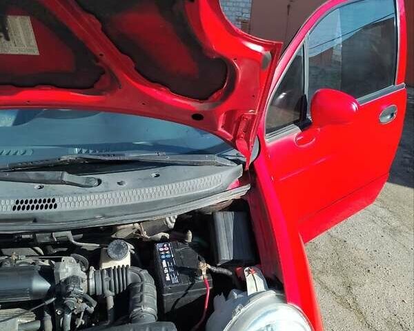 Красный Дэу Матиз, объемом двигателя 0.8 л и пробегом 123 тыс. км за 2999 $, фото 9 на Automoto.ua