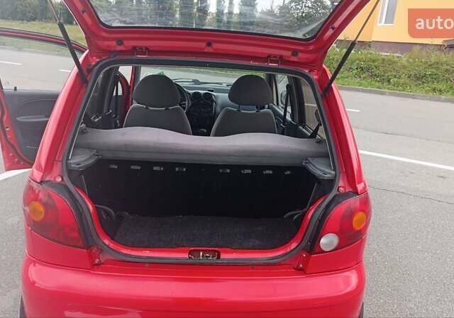 Красный Дэу Матиз, объемом двигателя 0.8 л и пробегом 126 тыс. км за 3300 $, фото 8 на Automoto.ua