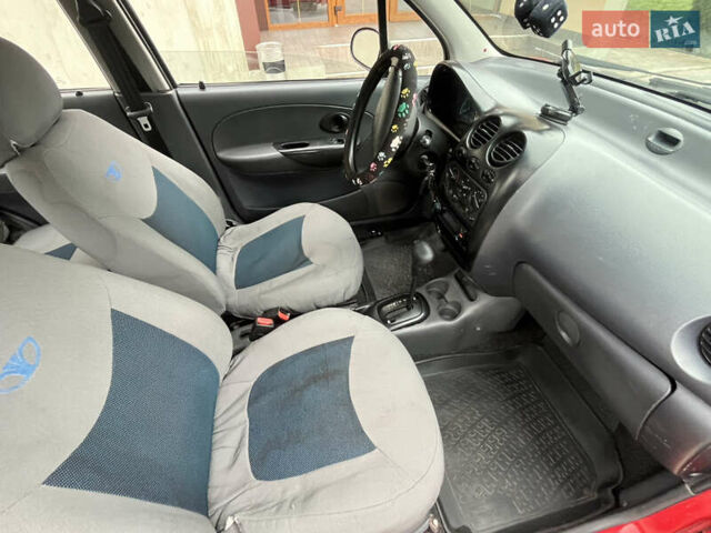 Красный Дэу Матиз, объемом двигателя 0.8 л и пробегом 129 тыс. км за 2650 $, фото 5 на Automoto.ua