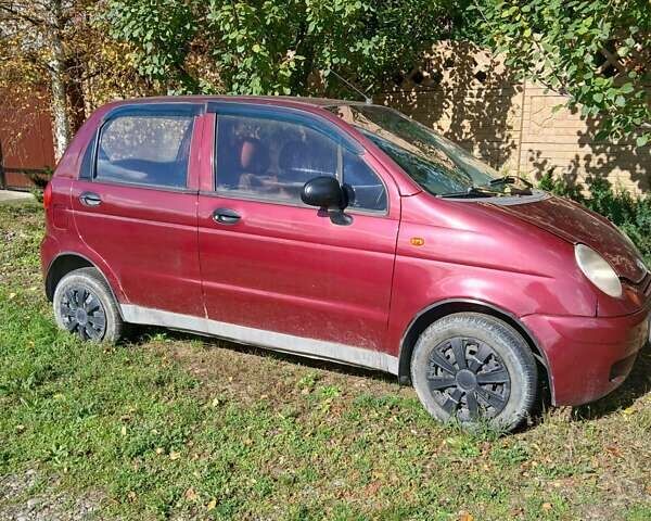 Червоний Деу Матіз, об'ємом двигуна 0.8 л та пробігом 191 тис. км за 2100 $, фото 6 на Automoto.ua