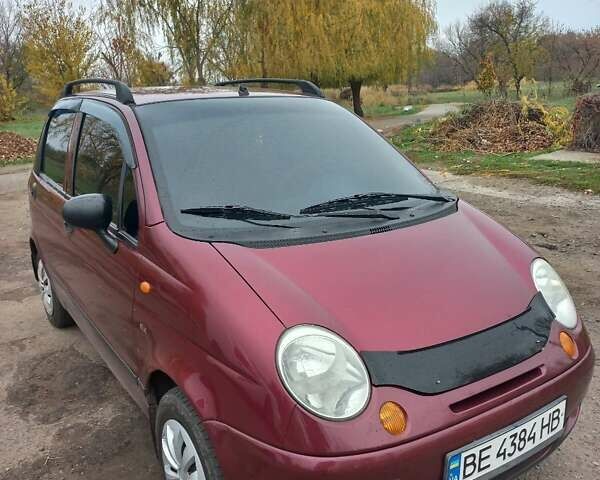 Красный Дэу Матиз, объемом двигателя 0.8 л и пробегом 158 тыс. км за 2900 $, фото 6 на Automoto.ua