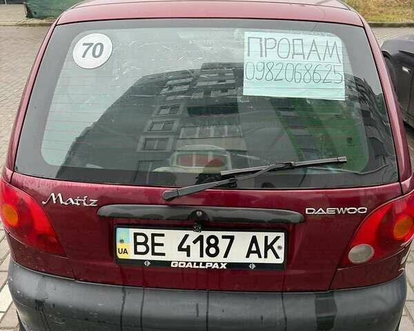 Красный Дэу Матиз, объемом двигателя 0.8 л и пробегом 111 тыс. км за 2000 $, фото 3 на Automoto.ua