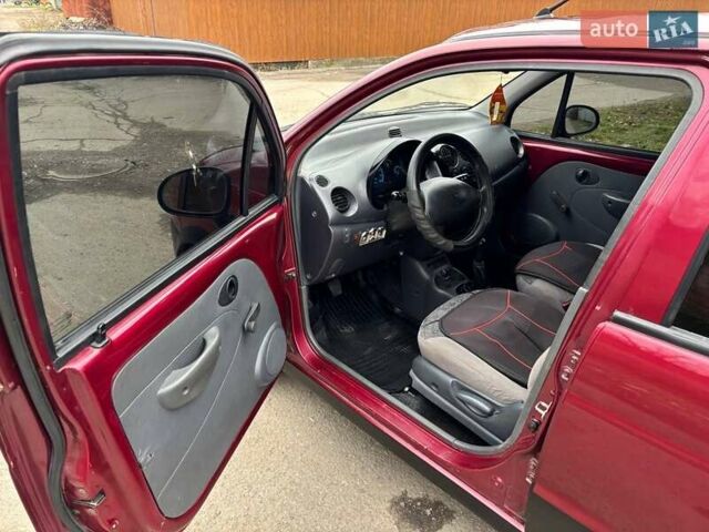 Красный Дэу Матиз, объемом двигателя 0.8 л и пробегом 131 тыс. км за 2350 $, фото 24 на Automoto.ua