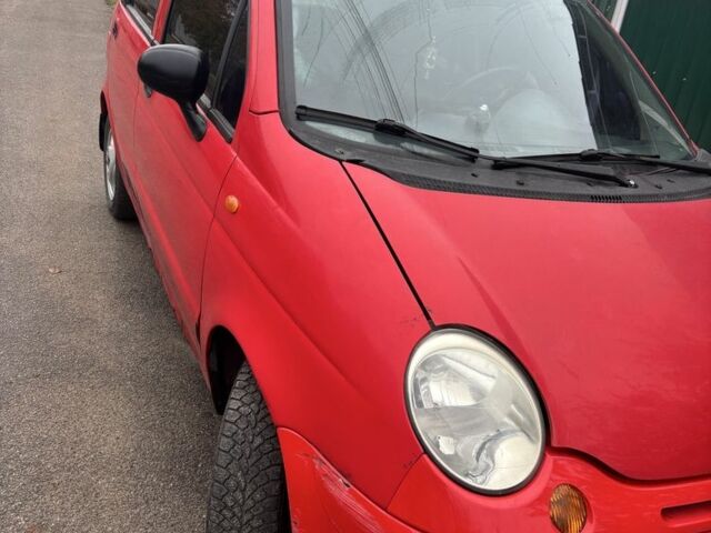 Красный Дэу Матиз, объемом двигателя 0.8 л и пробегом 132 тыс. км за 2200 $, фото 3 на Automoto.ua