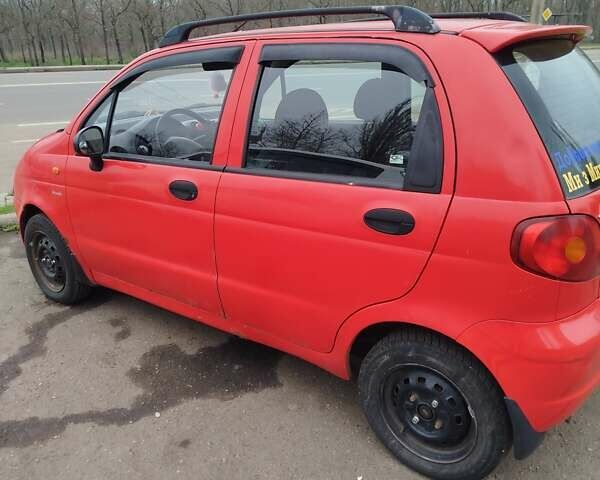 Красный Дэу Матиз, объемом двигателя 0.8 л и пробегом 106 тыс. км за 1800 $, фото 7 на Automoto.ua