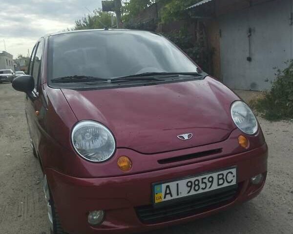 Красный Дэу Матиз, объемом двигателя 0.8 л и пробегом 125 тыс. км за 1800 $, фото 4 на Automoto.ua