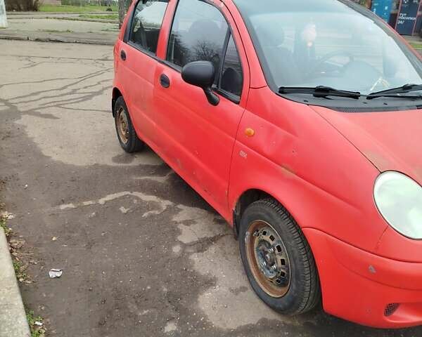 Красный Дэу Матиз, объемом двигателя 0.8 л и пробегом 106 тыс. км за 1800 $, фото 12 на Automoto.ua