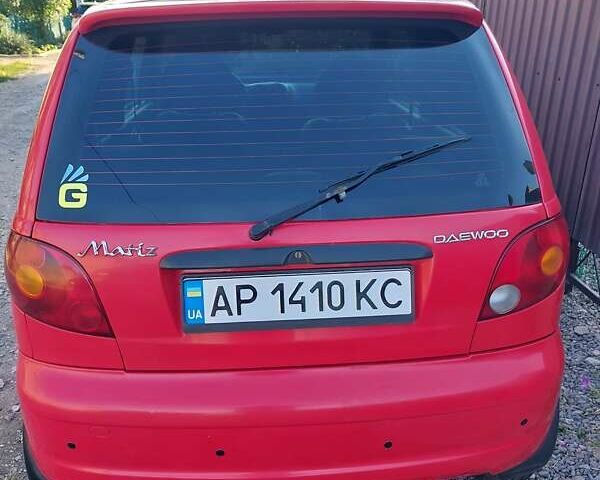 Червоний Деу Матіз, об'ємом двигуна 0.8 л та пробігом 172 тис. км за 1700 $, фото 1 на Automoto.ua