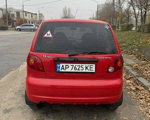 Красный Дэу Матиз, объемом двигателя 0.8 л и пробегом 109 тыс. км за 3200 $, фото 2 на Automoto.ua