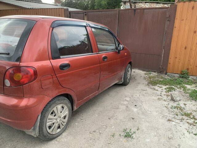 Красный Дэу Матиз, объемом двигателя 0.8 л и пробегом 190 тыс. км за 2200 $, фото 1 на Automoto.ua