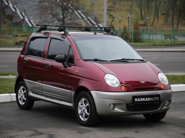 Красный Дэу Матиз, объемом двигателя 1 л и пробегом 204 тыс. км за 3300 $, фото 2 на Automoto.ua